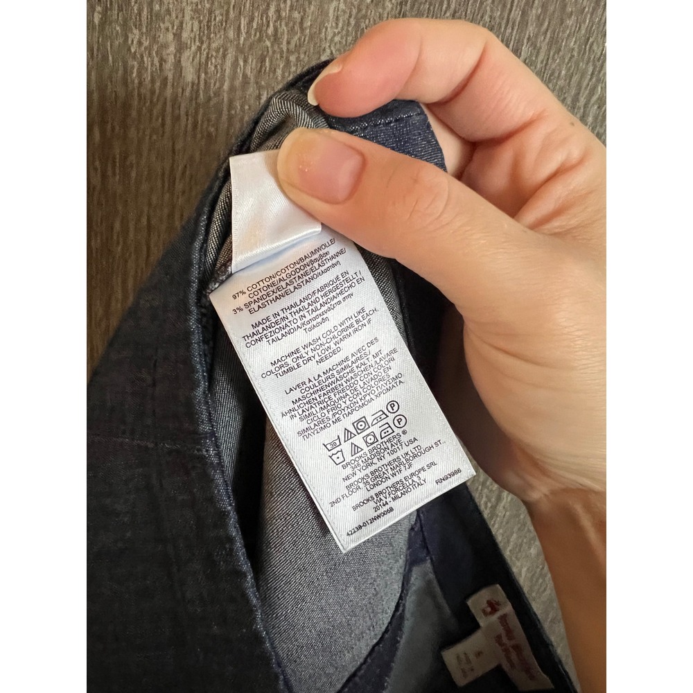 Brooks Brothers Red Fleece Denim‎ Skirt Women's Size 6 Pencil Dark Wash - Picture 5 of 5